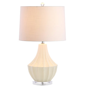 Tate 24.5" Ceramic LED Table Lamp - JONATHAN Y
